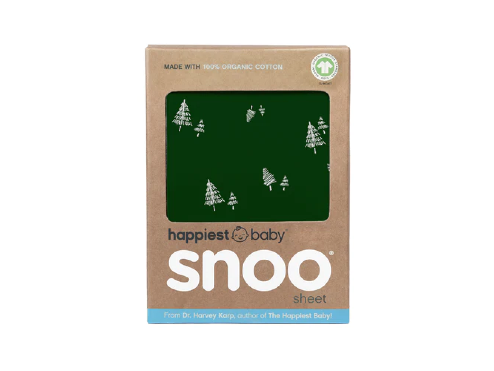 100% Organic Cotton SNOO Baby Bassinet Fitted Sheet