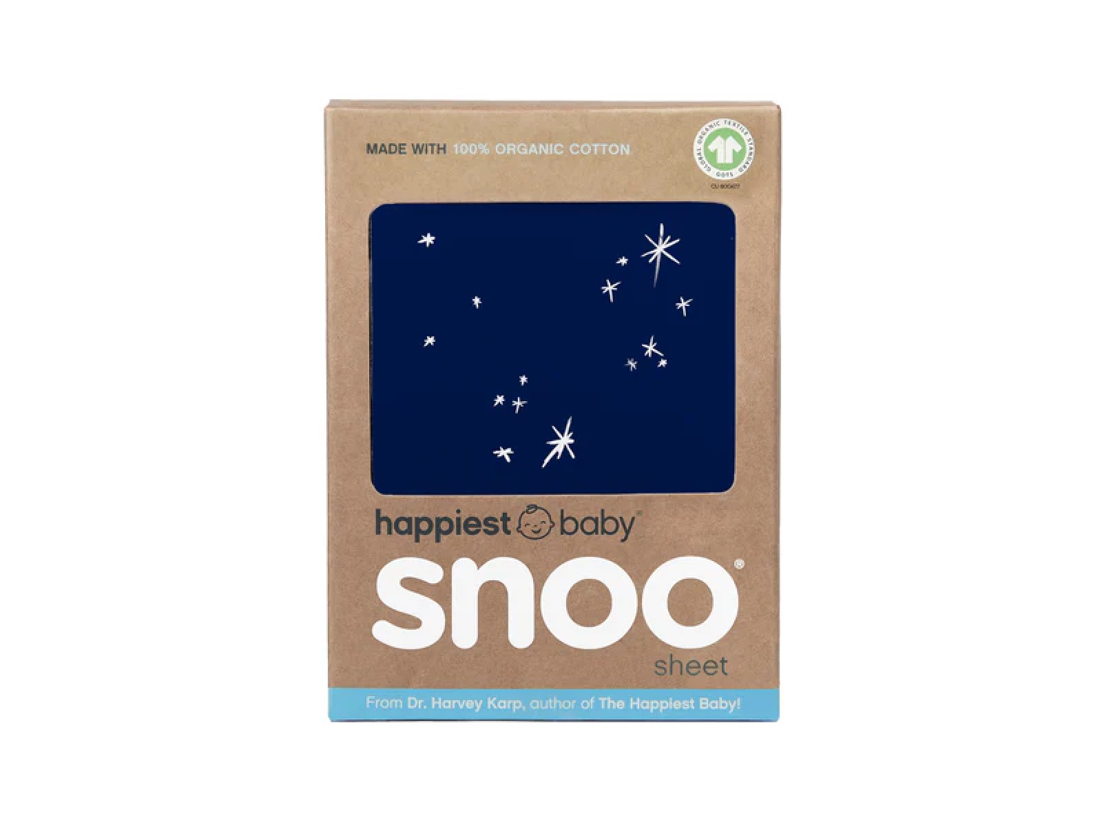 100% Organic Cotton SNOO Baby Bassinet Fitted Sheet