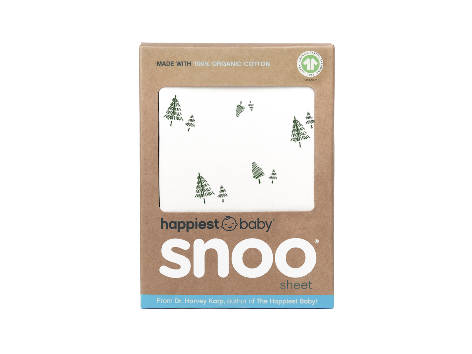 100% Organic Cotton SNOO Baby Bassinet Fitted Sheet