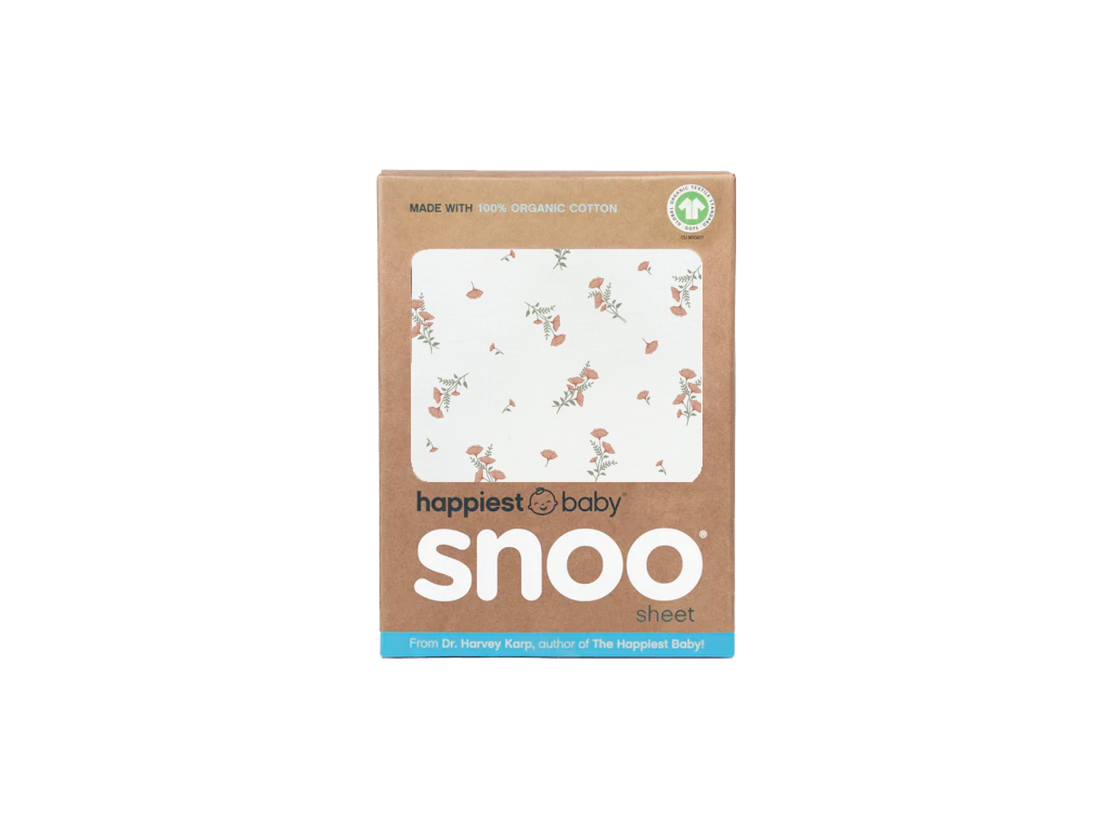 100% Organic Cotton SNOO Baby Bassinet Fitted Sheet
